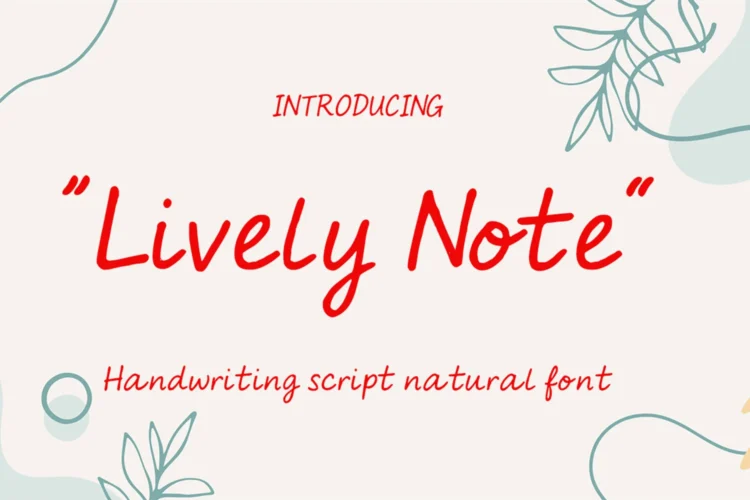 Lively Note | DesignPea