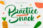 Practice Snack Bold Handwritten Font | DesignPea