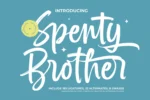 Spenty Brother Modern Brush Font | DesignPea